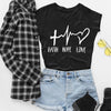 2019 New Fashion shirts Fashion Faith Hope Love Letters Print Tops Tshirt Funny Christianity God Tee Gift - Viva Shirt