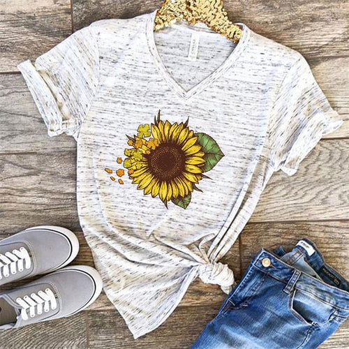 Harajuku Fashion Graphic Tees Women Colored Cactus T-shirt Slim Fit Cute Girl's Tshirts Tees & Tops Summer Gift for Girlfriends - Viva Shirt