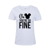 New Mouse Mickey Couple T-shirt Oh You Are So Fine/I'm Fine Funny Matching Shirts Valentines Shirt Gift For Lover - Viva Shirt