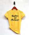 Sugarbaby New Arrival Sunshine and Champagne shirt quote T-shirt gift Woman tshirt Birthday gift shirt Graphic tee Clothing - Viva Shirt