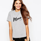Mom Life Shirt Mothers Day Gift Womens T Shirt Mom Life Tee Graphic Tees summer casual Female Tops drop ship - Viva Shirt
