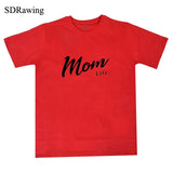 Mom Life Shirt Mothers Day Gift Womens T Shirt Mom Life Tee Graphic Tees summer casual Female Tops drop ship - Viva Shirt
