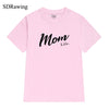 Mom Life Shirt Mothers Day Gift Womens T Shirt Mom Life Tee Graphic Tees summer casual Female Tops drop ship - Viva Shirt