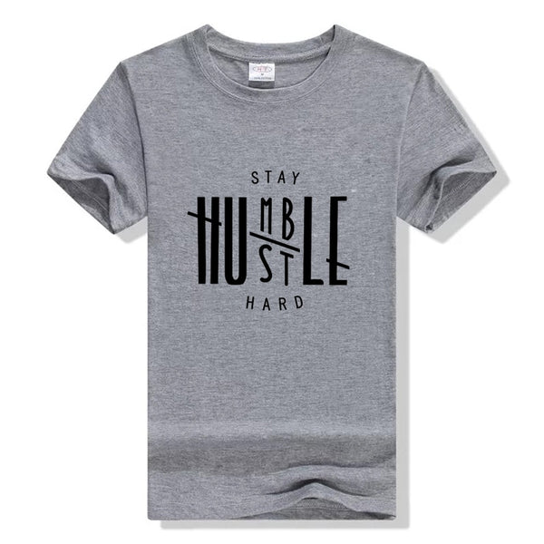 Stay Humble Hustle Hard T-shirt Christian women fashion funny grunge tumlbr tees cotton gift Jesus party tops tshirt leisure Tee - Viva Shirt