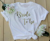 Bride to be bride squad t-shirt romantic gift for her women fashion cotton beautiful tees Bridesmaid Shirts Bachelorette Party - Viva Shirt