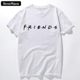 SexeMara Fashion Brand T Shirt Women Short Sleeve Friends TV Show Shirts Blank Gift Hipster Adult T-Shirt Camisetas - Viva Shirt