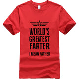 2018 New Summer Mens T Shirts Worlds Greatest Farter Funny Fathers Day Tshirt New Dad Gift Tee  Humor Tee Shirt  Summer Tops - Viva Shirt