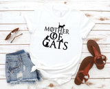 Mother of Cats Print Women tshirt Cotton Casual Funny t shirt Gift 90s Lady Yong Girl Drop Ship S-866 - Viva Shirt