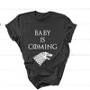 Baby Is Coming Shirt, Game Of Thrones Inspired Pregnancy Announcement T-Shirt, Mom To Be Shirt, Baby Shower, Gift, Baby Reveal S - Viva Shirt