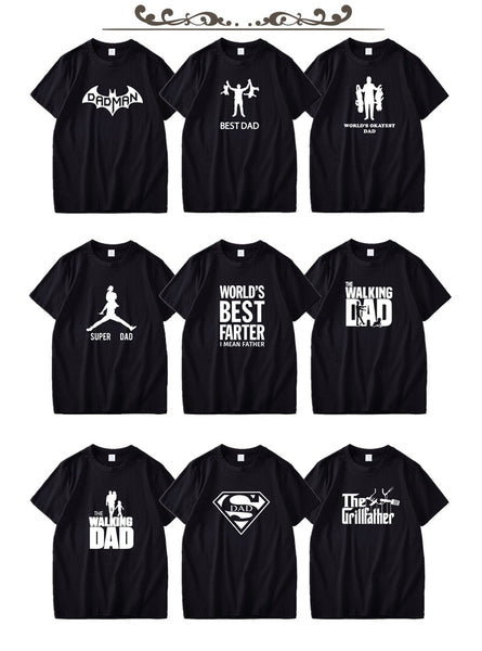 Best Dad Tshirt Funny Design Father Day T shirt 100% Cotton Fashion Gift T-shirt EU Size - Viva Shirt