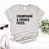 Champagne french fries Women tshirt Cotton Casual Hipster Funny t-shirt Gift Lady Yong Girl Top Tee Drop Ship ZY-291 - Viva Shirt