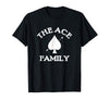 The ACE Family Logo Black T-Shirt Gift Mens 2019 fashionable Brand 100%cotton Printed Round Neck T-shirts cheap wholesale - Viva Shirt