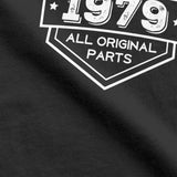 Birthday T Shirts Made In 1979 All Original Part Anniversary Birth T-shirt  Gifts Men Casual 100% Cotton Short Sleeves Tee Shirt - Viva Shirt