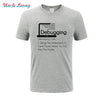 New Fashion Debugging Definition T-Shirt Programmers Coding Gift Sleeve  High Quality Shirt Men Cotton T-Shirt Casual T Shirts - Viva Shirt