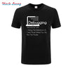 New Fashion Debugging Definition T-Shirt Programmers Coding Gift Sleeve  High Quality Shirt Men Cotton T-Shirt Casual T Shirts - Viva Shirt
