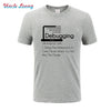 New Fashion Debugging Definition T-Shirt Programmers Coding Gift Sleeve  High Quality Shirt Men Cotton T-Shirt Casual T Shirts - Viva Shirt