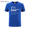 New Fashion Debugging Definition T-Shirt Programmers Coding Gift Sleeve  High Quality Shirt Men Cotton T-Shirt Casual T Shirts - Viva Shirt