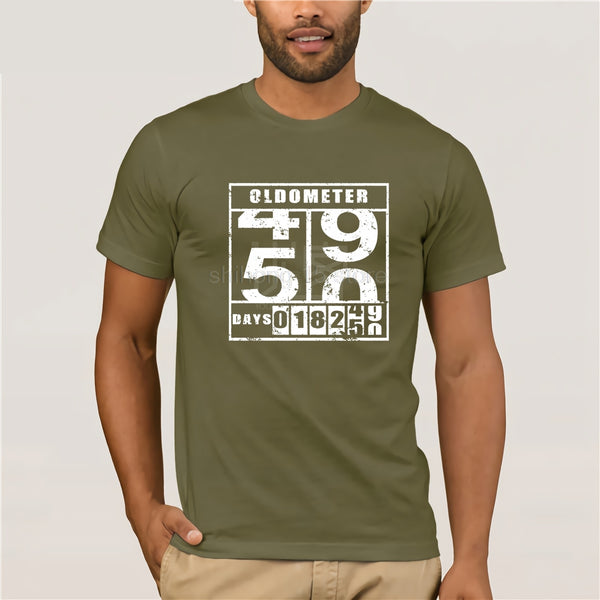 50th Birthday 50 Fifty Years Old Oldometer Funny Family Gift Unisex T Shirt - Viva Shirt