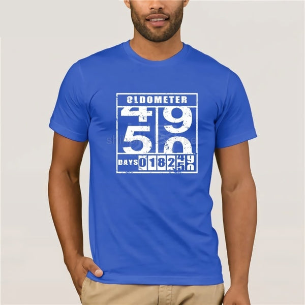 50th Birthday 50 Fifty Years Old Oldometer Funny Family Gift Unisex T Shirt - Viva Shirt