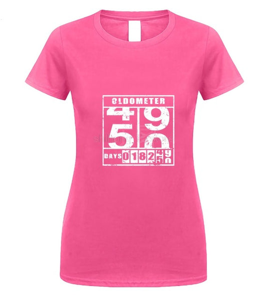 50th Birthday 50 Fifty Years Old Oldometer Funny Family Gift Unisex T Shirt - Viva Shirt