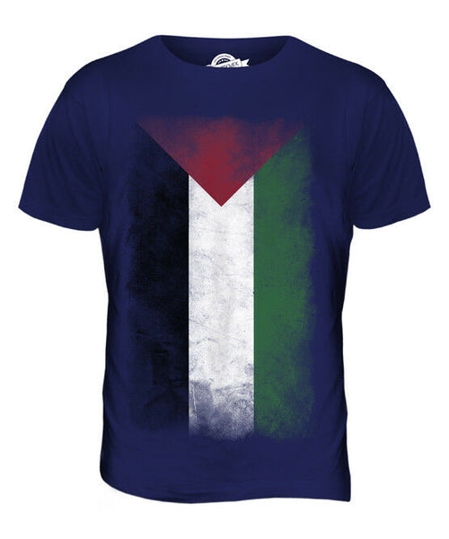PALESTINE FADED FLAG MENS T-SHIRT TEE TOP FILAST?N PALESTINIAN GIFT SHIRT - Viva Shirt