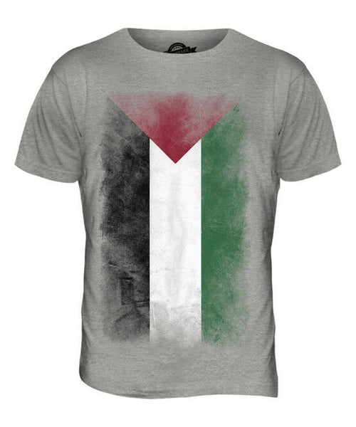 PALESTINE FADED FLAG MENS T-SHIRT TEE TOP FILAST?N PALESTINIAN GIFT SHIRT - Viva Shirt