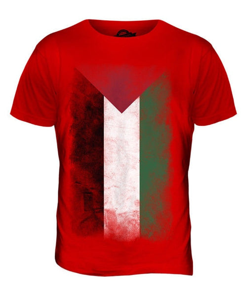 PALESTINE FADED FLAG MENS T-SHIRT TEE TOP FILAST?N PALESTINIAN GIFT SHIRT - Viva Shirt
