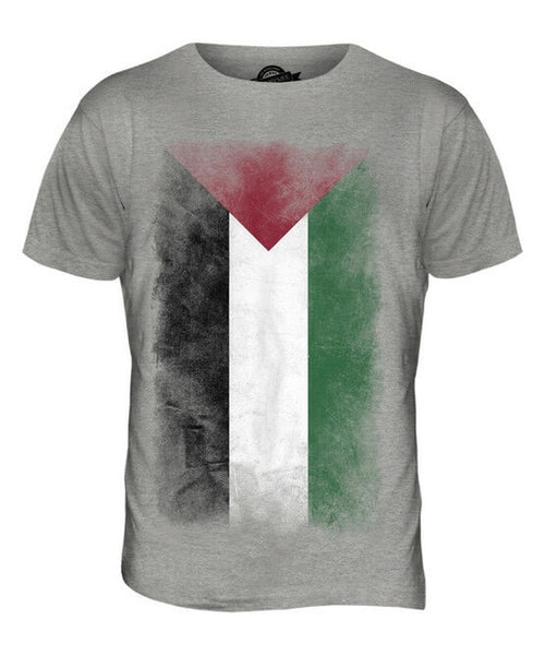 PALESTINE FADED FLAG MENS T-SHIRT TEE TOP FILAST?N PALESTINIAN GIFT SHIRT - Viva Shirt