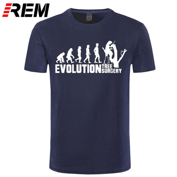 Summer Fashion Hot EVOLUTION TREE SURGERY ARBORIST Tree Surgeon Dad Husband Bro Funny Gift Birthday T shirt - Viva Shirt