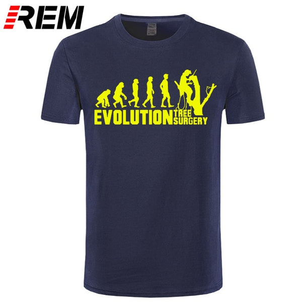 Summer Fashion Hot EVOLUTION TREE SURGERY ARBORIST Tree Surgeon Dad Husband Bro Funny Gift Birthday T shirt - Viva Shirt