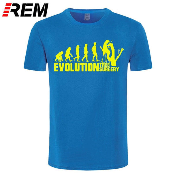 Summer Fashion Hot EVOLUTION TREE SURGERY ARBORIST Tree Surgeon Dad Husband Bro Funny Gift Birthday T shirt - Viva Shirt