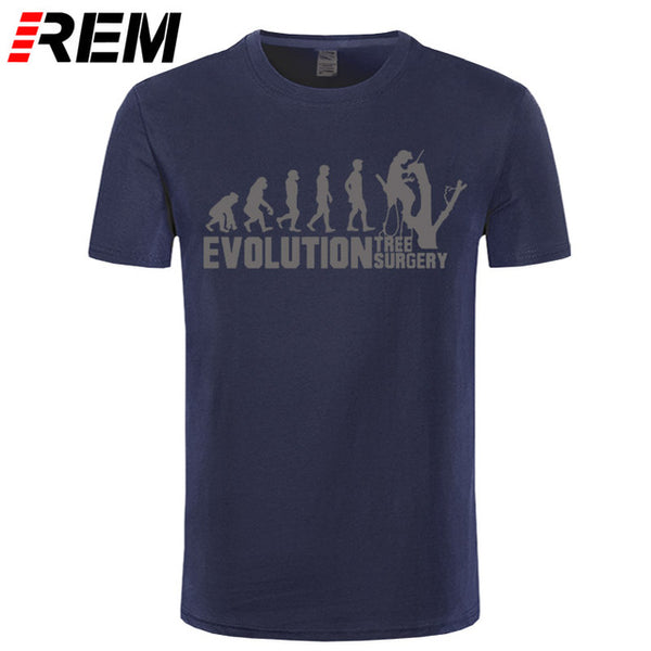 Summer Fashion Hot EVOLUTION TREE SURGERY ARBORIST Tree Surgeon Dad Husband Bro Funny Gift Birthday T shirt - Viva Shirt