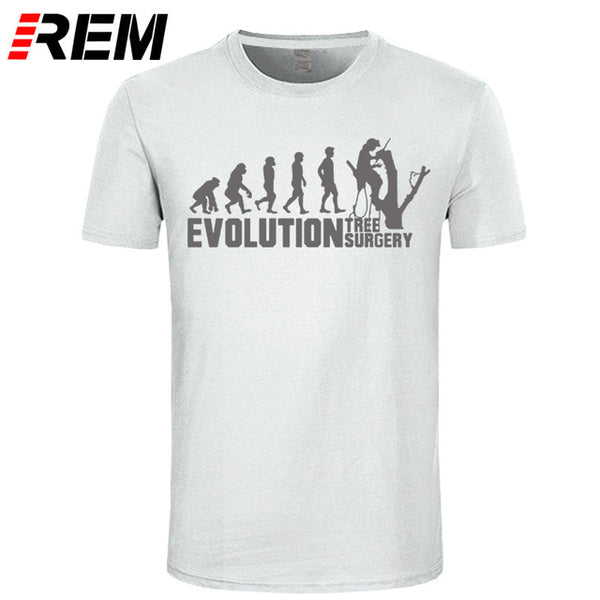 Summer Fashion Hot EVOLUTION TREE SURGERY ARBORIST Tree Surgeon Dad Husband Bro Funny Gift Birthday T shirt - Viva Shirt