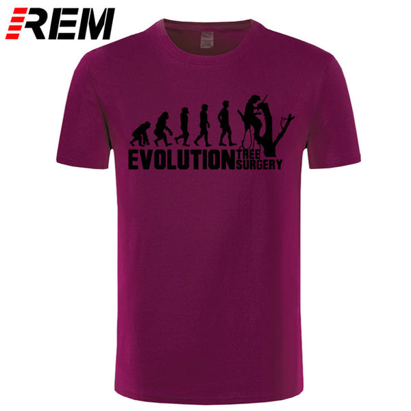 Summer Fashion Hot EVOLUTION TREE SURGERY ARBORIST Tree Surgeon Dad Husband Bro Funny Gift Birthday T shirt - Viva Shirt