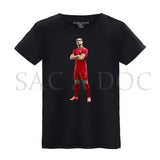 Cristiano Ronaldo CR7 T-Shirt Summer Short Sleeve Tee Shirts Women Men Sportwear T Shirts Streetwear Tops Fans Gift Plus Size - Viva Shirt