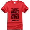 2018 New Summer Mens T Shirts Worlds Greatest Farter Funny Fathers Day Tshirt New Dad Gift Tee  Humor Tee Shirt  Summer Tops - Viva Shirt