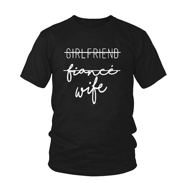 2018 Fashion Couples T Shirts Girlfriend Boyfriend Fiancee Shirt Matching Streetwear Wedding Gift Anniversary Gift Love T Shirts - Viva Shirt