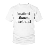 2018 Fashion Couples T Shirts Girlfriend Boyfriend Fiancee Shirt Matching Streetwear Wedding Gift Anniversary Gift Love T Shirts - Viva Shirt