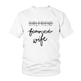 2018 Fashion Couples T Shirts Girlfriend Boyfriend Fiancee Shirt Matching Streetwear Wedding Gift Anniversary Gift Love T Shirts - Viva Shirt