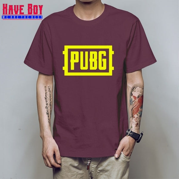 PUBG/PLAYER UNKNOWN'S BATTLEGROUNDS t shirt game fans gift boy friend gift short sleeve PUBG T SHIRTS hot game concept HB166 - Viva Shirt