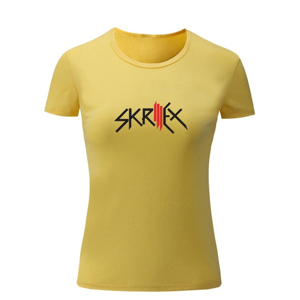 Fashion Summer Roger Federer Fans T Shirt Women Skrillex DJ Fans T-shirt Fitness Cotton Tshirt Girl Gift Tee Plus Size S-XXL - Viva Shirt