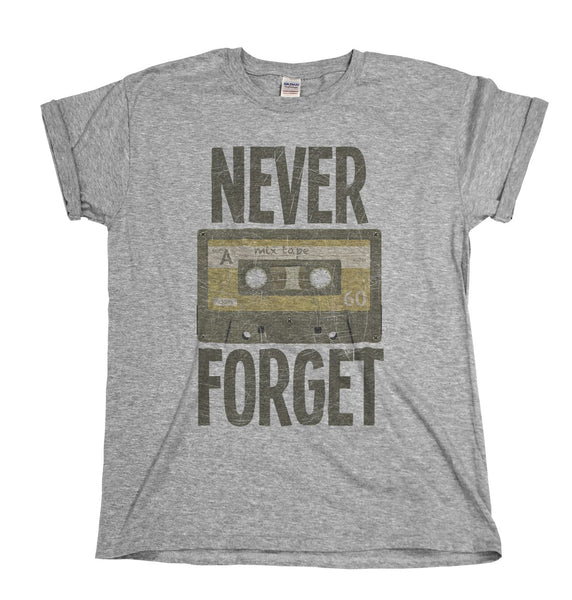 Never Forget Retro Music Cassette Tape Mens/Ladies T-Shirt Christmas Gift Cool Casual pride t shirt men Unisex New Fashion - Viva Shirt