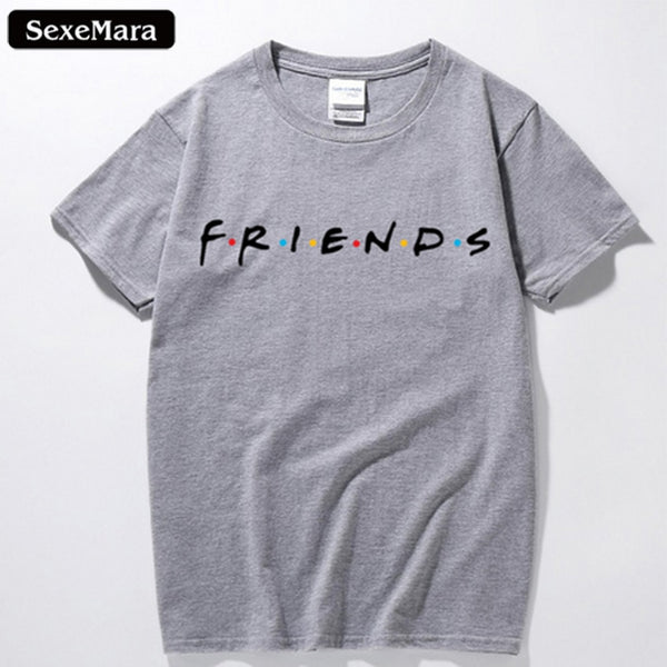 SexeMara Fashion Brand T Shirt Women Short Sleeve Friends TV Show Shirts Blank Gift Hipster Adult T-Shirt Camisetas - Viva Shirt