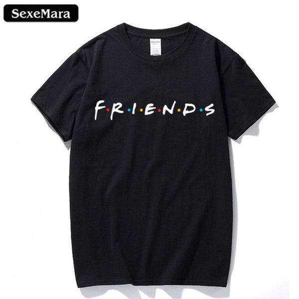 SexeMara Fashion Brand T Shirt Women Short Sleeve Friends TV Show Shirts Blank Gift Hipster Adult T-Shirt Camisetas - Viva Shirt