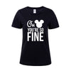 New Mouse Mickey Couple T-shirt Oh You Are So Fine/I'm Fine Funny Matching Shirts Valentines Shirt Gift For Lover - Viva Shirt