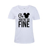 New Mouse Mickey Couple T-shirt Oh You Are So Fine/I'm Fine Funny Matching Shirts Valentines Shirt Gift For Lover - Viva Shirt