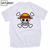 Men's One Piece Luffy Harajuku Funny Cotton T Shirts Unisex Summer Cotton Workout Tshirts Anime Tops Boyfriend Gift - Viva Shirt