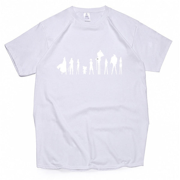 Men's One Piece Luffy Harajuku Funny Cotton T Shirts Unisex Summer Cotton Workout Tshirts Anime Tops Boyfriend Gift - Viva Shirt