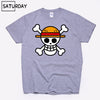 Men's One Piece Luffy Harajuku Funny Cotton T Shirts Unisex Summer Cotton Workout Tshirts Anime Tops Boyfriend Gift - Viva Shirt