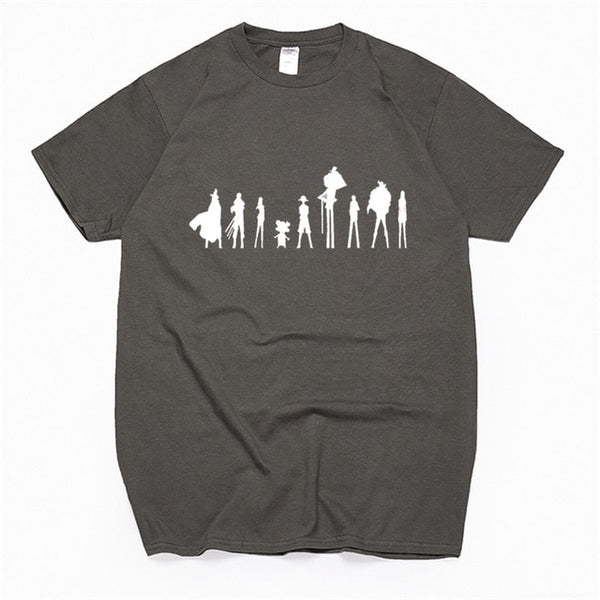 Men's One Piece Luffy Harajuku Funny Cotton T Shirts Unisex Summer Cotton Workout Tshirts Anime Tops Boyfriend Gift - Viva Shirt